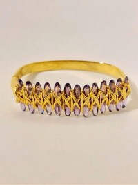 Shakil Ismail, Bracelets, Stone - Amethyst, Designer Jewelry, AC-SKL-237
